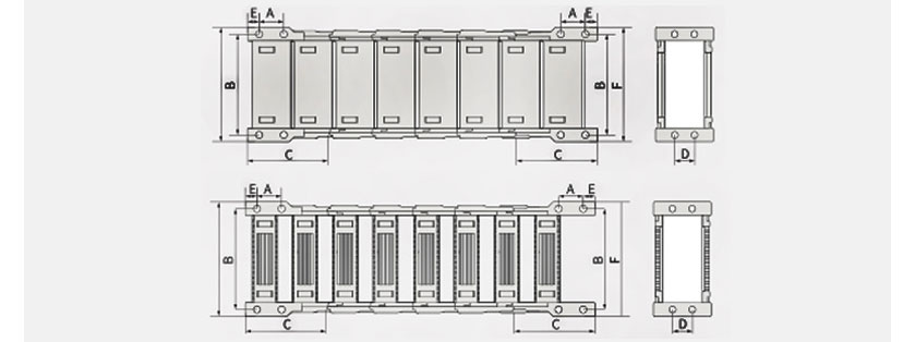 25系列高負載型拖鏈接頭要裝方式圖 25系列高負載型拖鏈接頭要裝方式圖