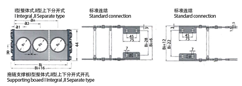 TLI、II型上下分開式圖